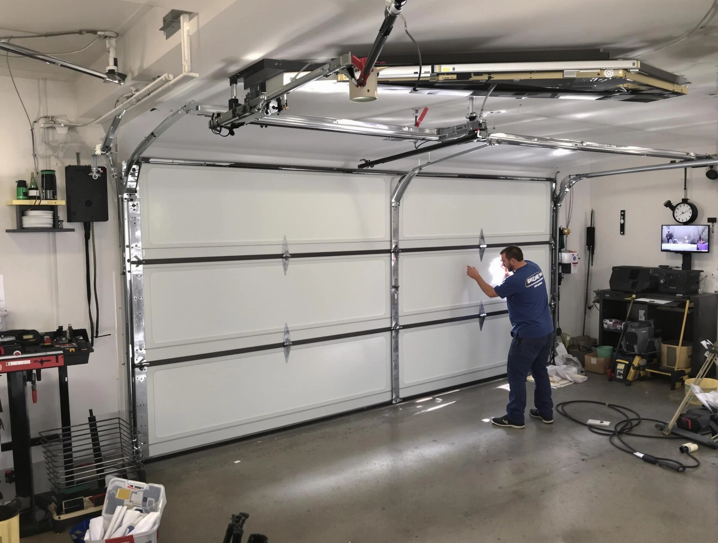 Professional garage door repair service by Powder Springs Garage Door Repair in Powder Springs