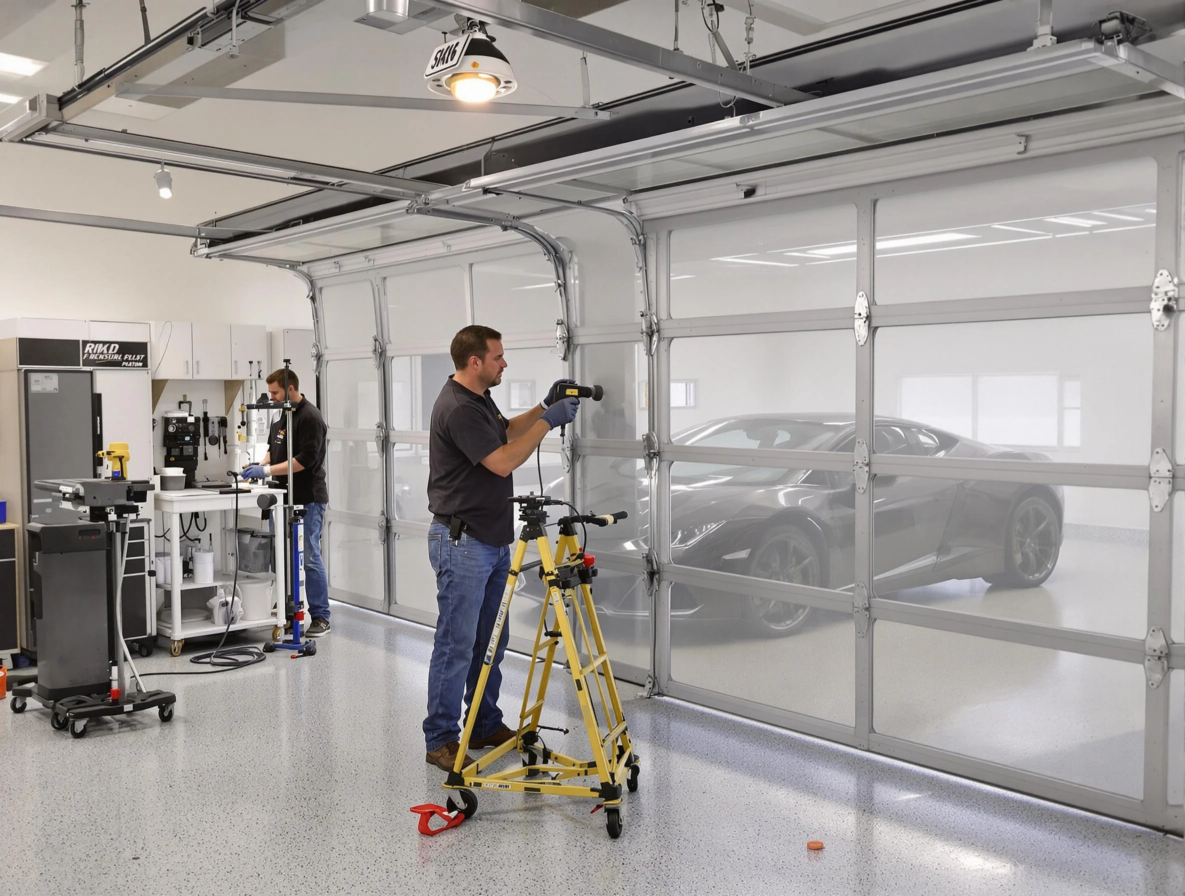 Garage Door Dents Repair in Powder Springs