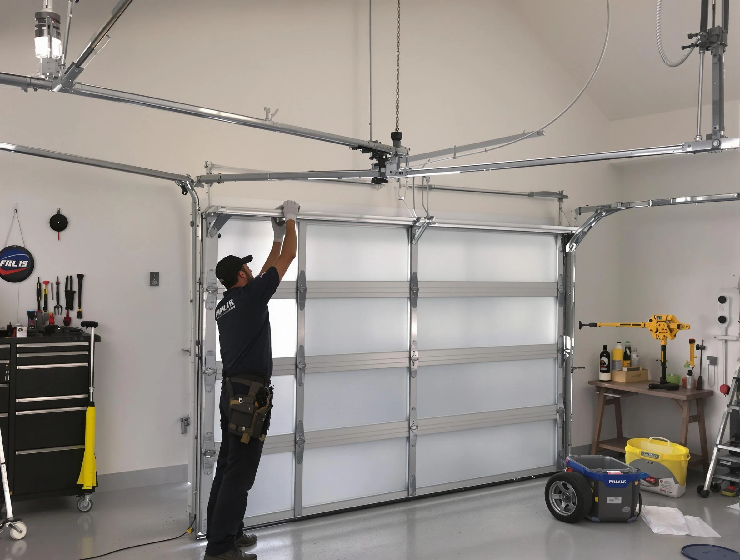 Powder Springs Garage Door Repair certified team performing precision garage door installation in Powder Springs