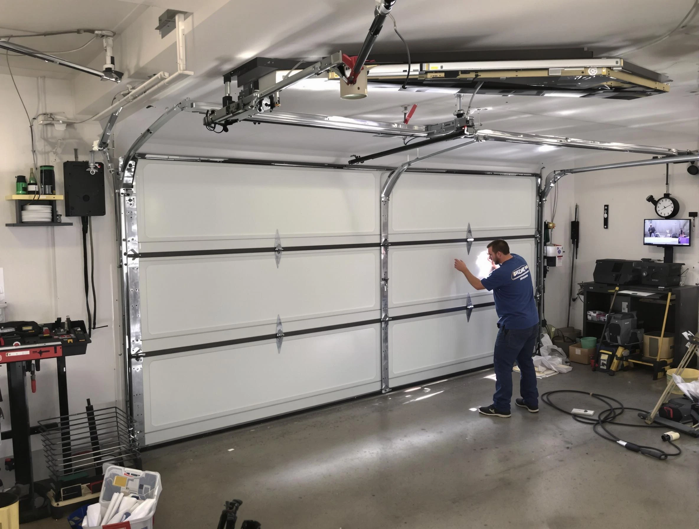 Professional garage door repair service by Powder Springs Garage Door Repair in Powder Springs